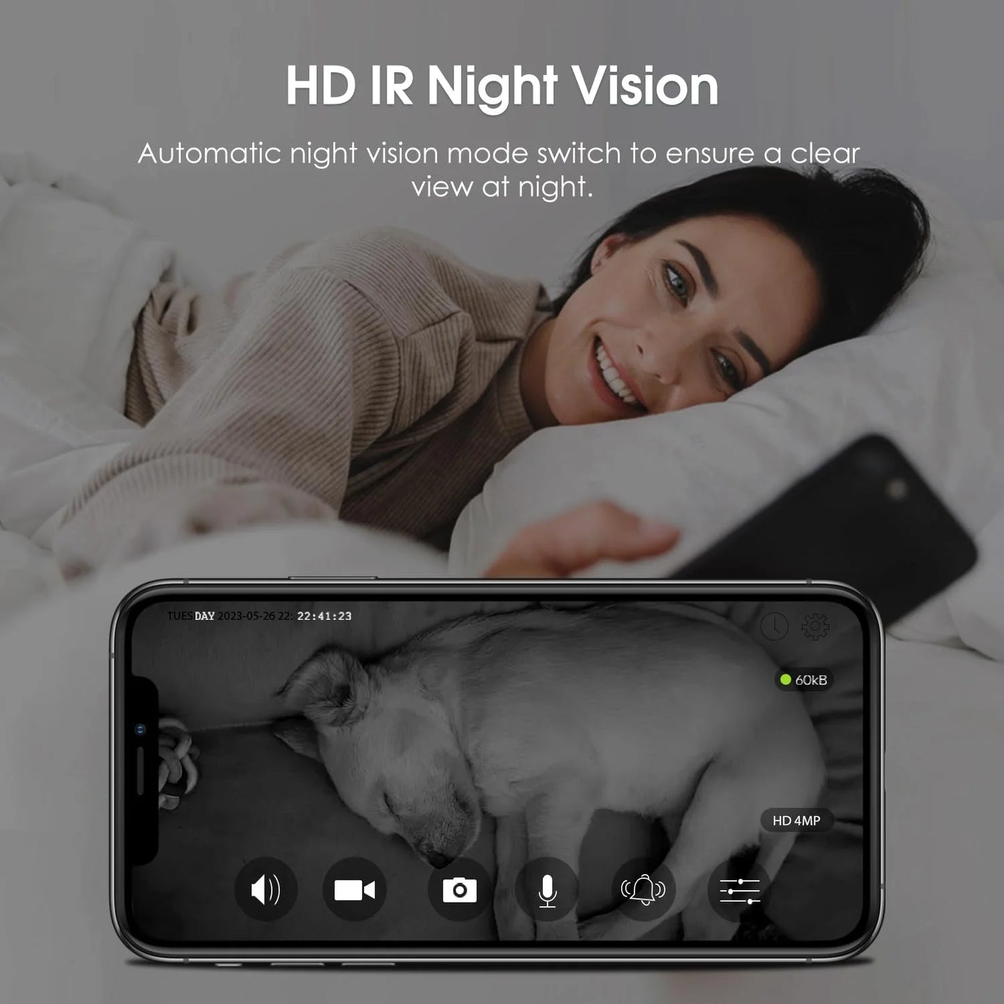 Dog Camera, 3.5K/6MP 360° Pan/Tilt 2.4G Wifi Indoor Camera for Pet/Baby/Home Security with Phone App, 2-Way Audio/Ai Human/Sound/Motion Detection, Night Vision, Support Alexa/Max 512G TF